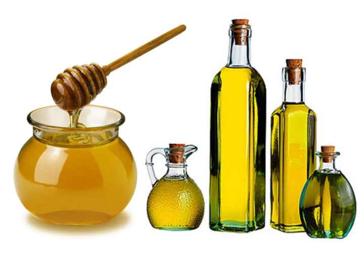 Маска с медом и оливковым маслом