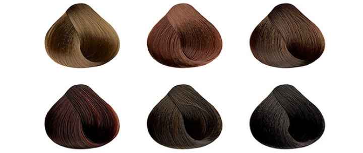 Какого цвета волосы у брюнеток