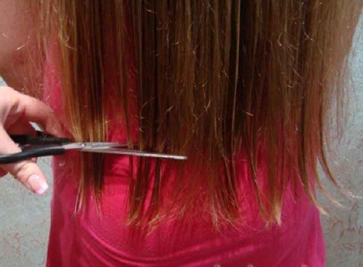 Как сделать кончики волос рваными в домашних условиях