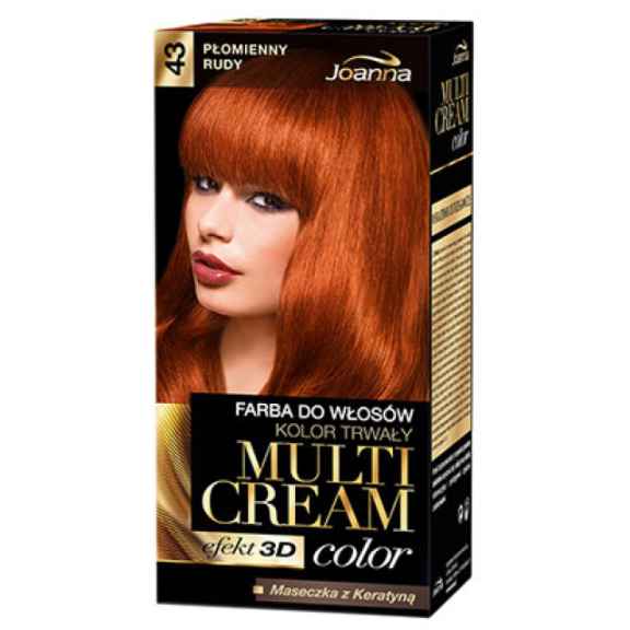 Краска для волос Joanna Multi Cream Огненно-красный
