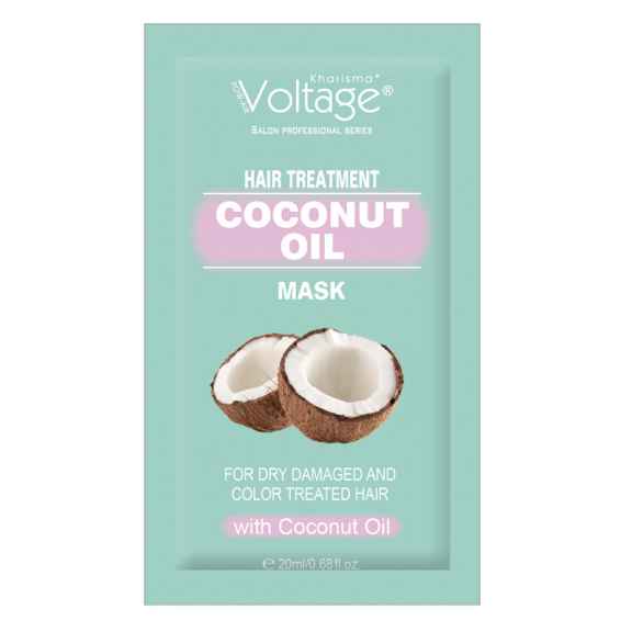 Маска для волос с кокосовым маслом Kharisma Voltage для сухих, поврежденных и окрашенных волос