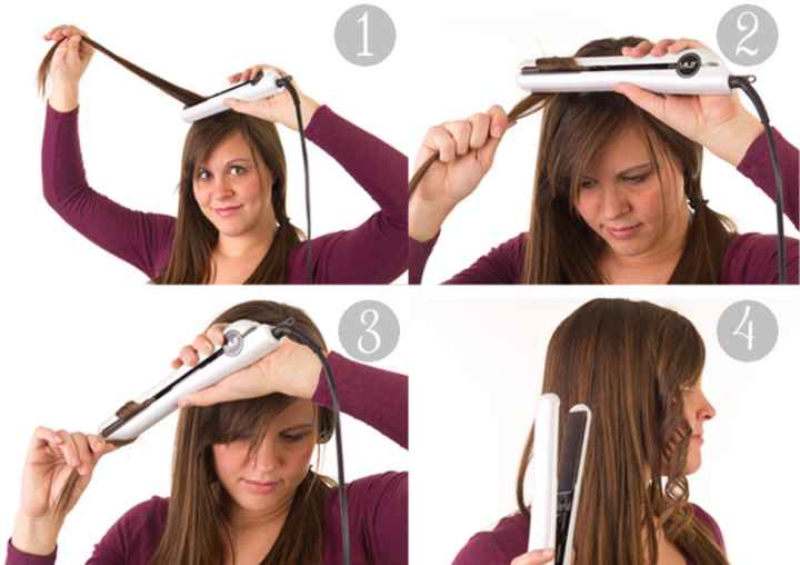 Как укладывать волосы утюжком для волос: пошаговая инструкция с фото
