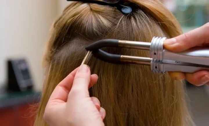 метод наращивания волос горячей капсулой
